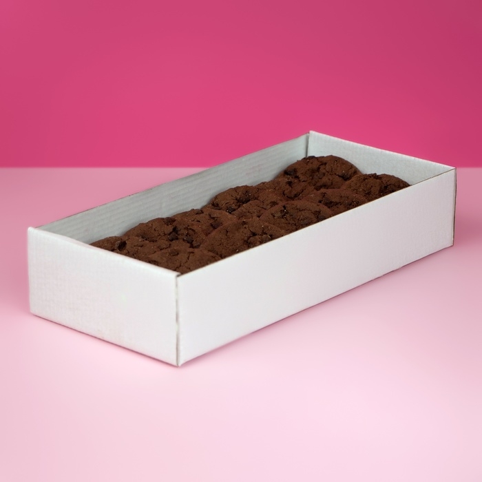 Коробка сборная без печати крышка-дно белая с окном 24 х 11 х 4,5 см Коробка сборная без печати крышка-дно белая с окном 24 х 11 х 4,5 см