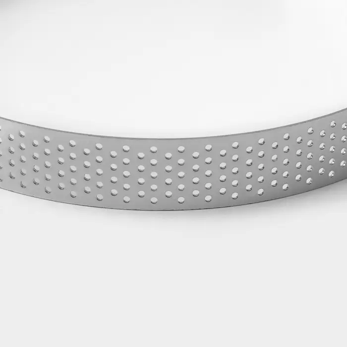 Форма для выпечки тарта Доляна &laquo;Круг&raquo;, d=15 см, перфорированная, серебристая