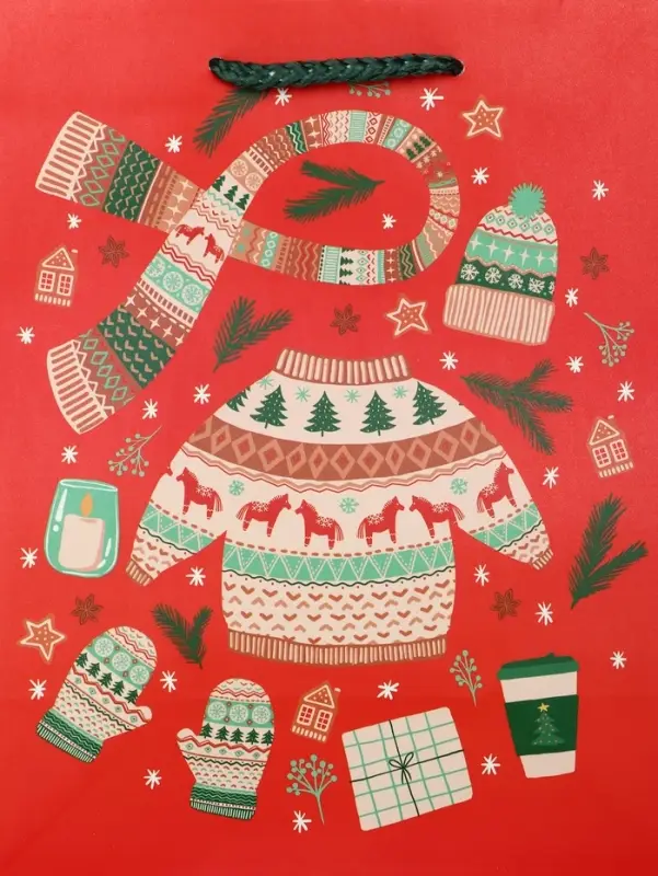 Пакет подарочный новогодний ламинированный, «Новый год» , 18×10×22.3 см Пакет подарочный новогодний ламинированный, «Новый год» , 18×10×22.3 см