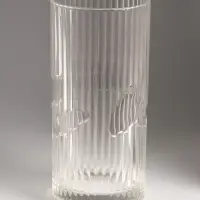 Ваза для цветов &laquo;Вигдис&raquo;, 24.5&times;12 см, стекло, прозрачная