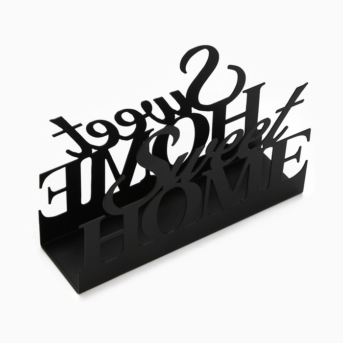 Салфетница «Sweet home» металлическая, 14 х 9 см