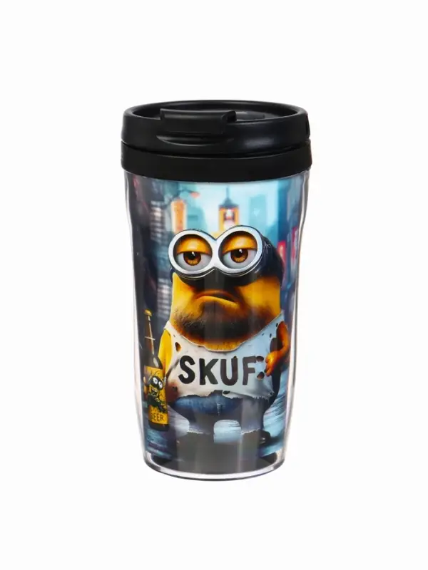 Термостакан детский со вставкой «Миньон скуф», 250 мл Термостакан детский со вставкой «Миньон скуф», 250 мл