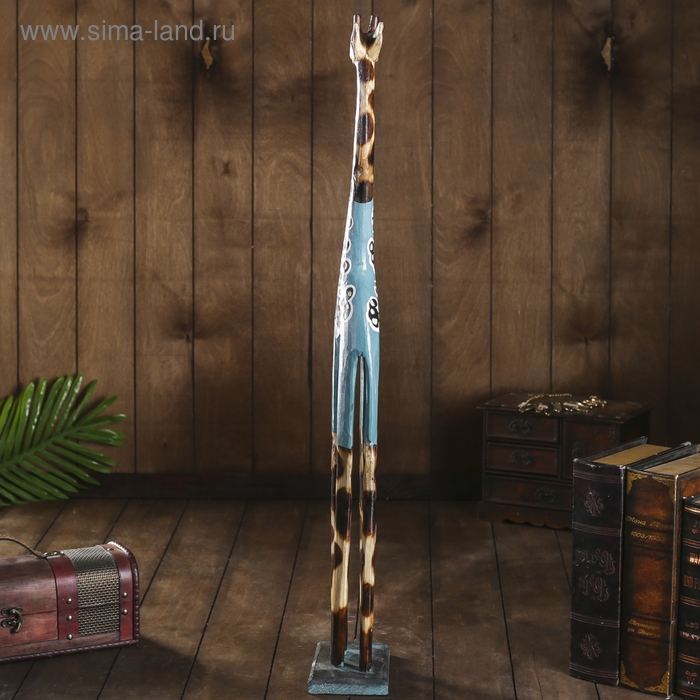 Сувенир дерево Сувенир дерево "Жираф голубой костюмчик" 12х20х80 см