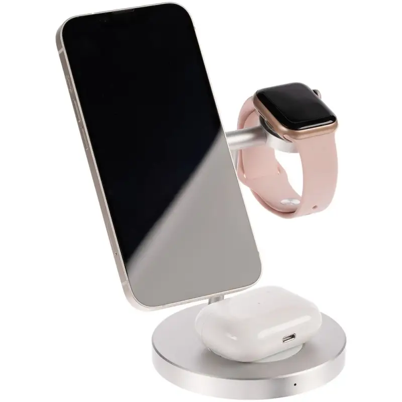 Зарядная станция Orbis, серебристая Зарядная станция Orbis, серебристая