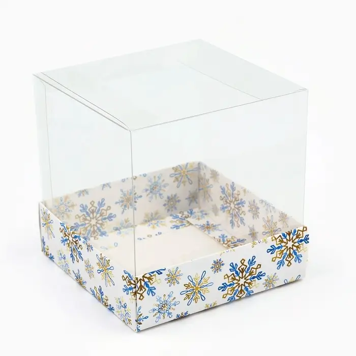 Коробка для кондитерских изделий &laquo;Новый год: Снежная сказка&raquo;, 10&times;10&times;10 см
