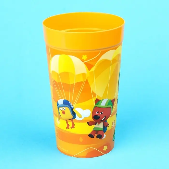 Стакан детский &laquo;Ми-Ми-Мишки&raquo;, 380 мл., цвет оранжевый
