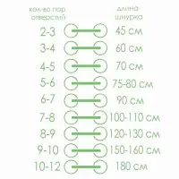 Шнурки для обуви, пара, плоские, 8 мм, 120 см, белые/голубые