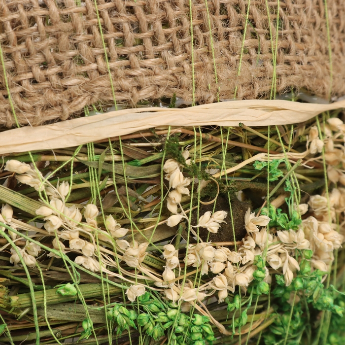 Кашпо, 23 х 20 х 13 см, трава Кашпо, 23 х 20 х 13 см, трава