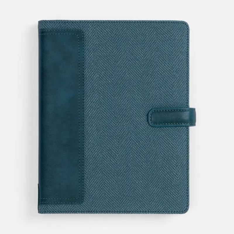 Ежедневник-органайзер Twill, недатированный, синий