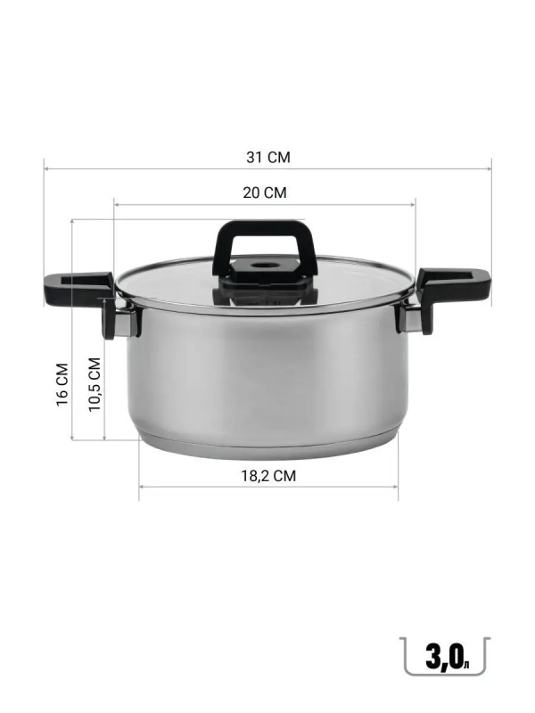 Набор посуды компактного хранения Fold&Keep-6S