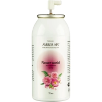 Баллон сменный для автоосвежителя Amber Air Цветочный мир 75мл