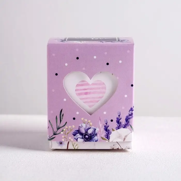 Коробка бонбоньерка, упаковка подарочная, «С любовью и нежностью», 6 х 7 х 6 см Коробка бонбоньерка, упаковка подарочная, «С любовью и нежностью», 6 х 7 х 6 см