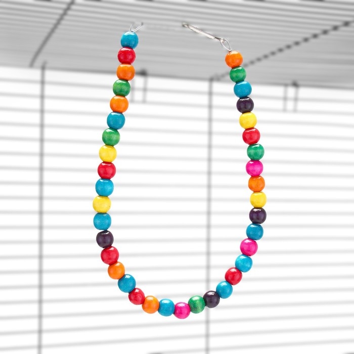 Игрушка для птиц, 50 см, микс цветов Игрушка для птиц, 50 см, микс цветов