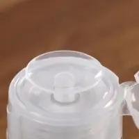 Флакон с помпой, 120 мл, белый, прозрачный