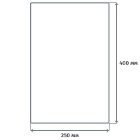 Пакет фасовочный пнд 25х40 8 мкм рулон со втулкой 500шт/рул