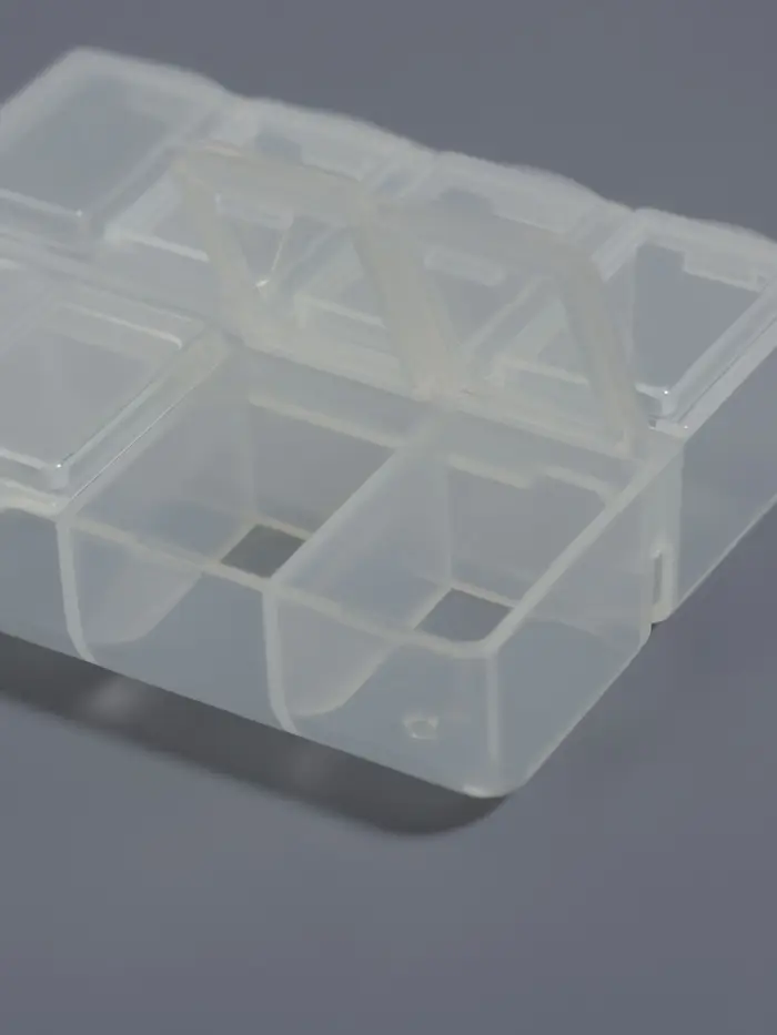 Органайзер для хранения мелочей, с подвесом, 8 ячеек, 8&times;6&times;2 см, прозрачный