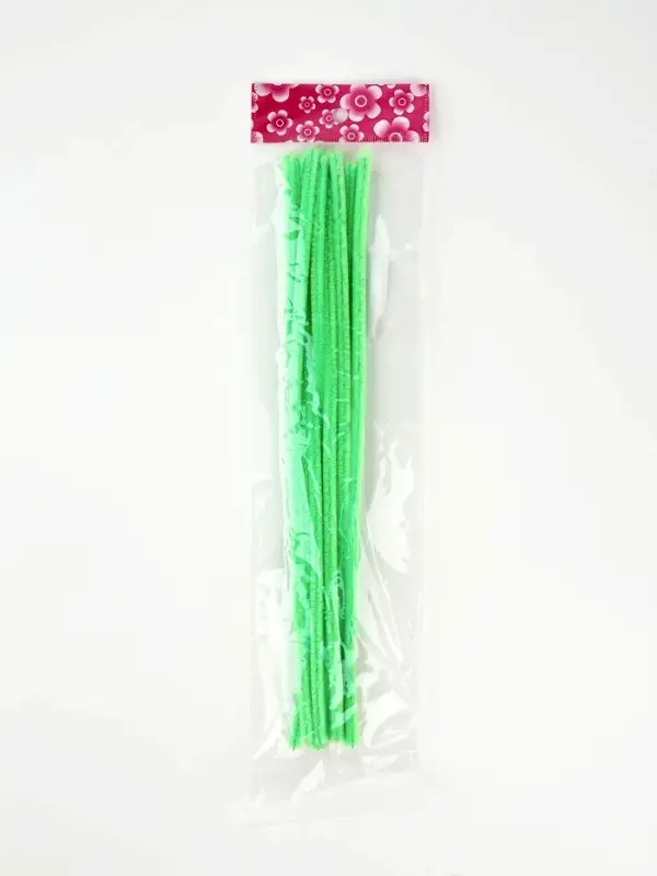 Синельная проволока набор 10 шт., зелёная, 30 см