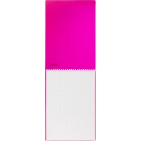 Блокнот А4 80л Attache гребень клетка пластик бордов с тиснением