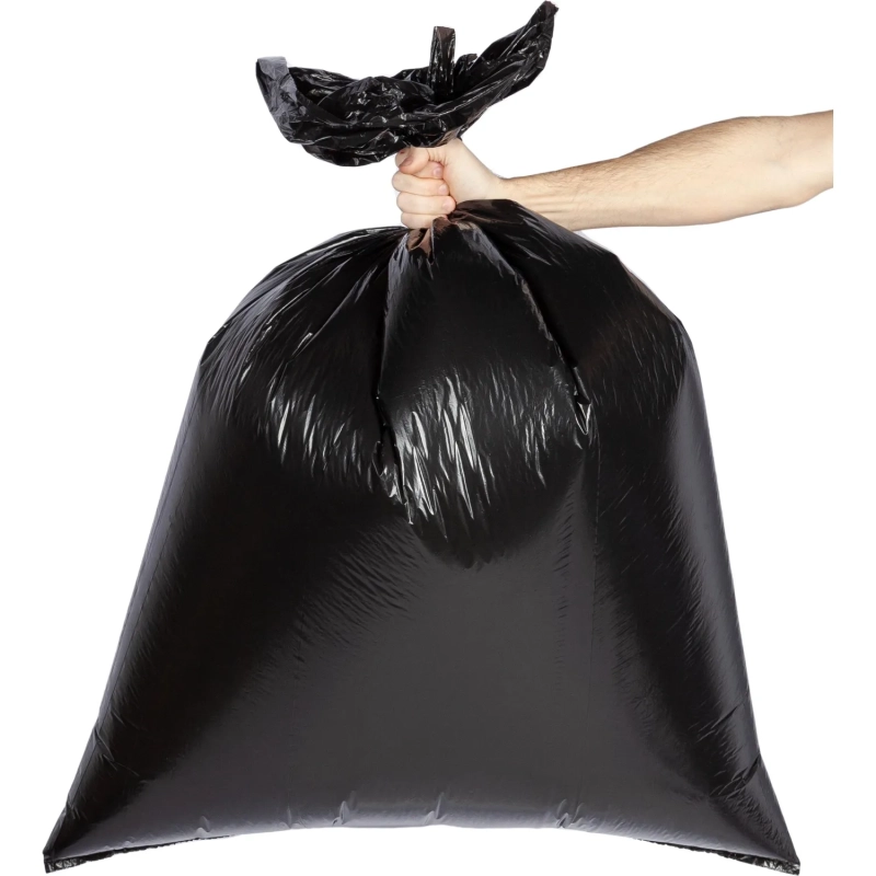 Мешки для мусора ПВД 240л 20мкм 10шт/рул черные 86х125см Эконом
