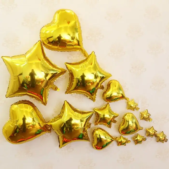 Воздушный шар фольгированный 18 Воздушный шар фольгированный 18" «Звезда», золотой
