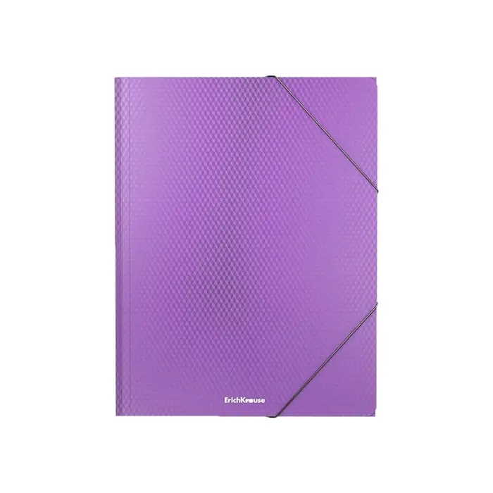 Папка на резинке А4, 500 мкм, ErichKrause Diagonal Vivid, до 300 листов, микс