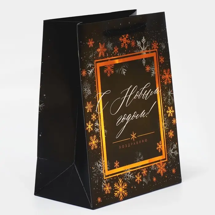 Пакет «Поздравляю с Новым годом!», 18 х 23 х 10 см