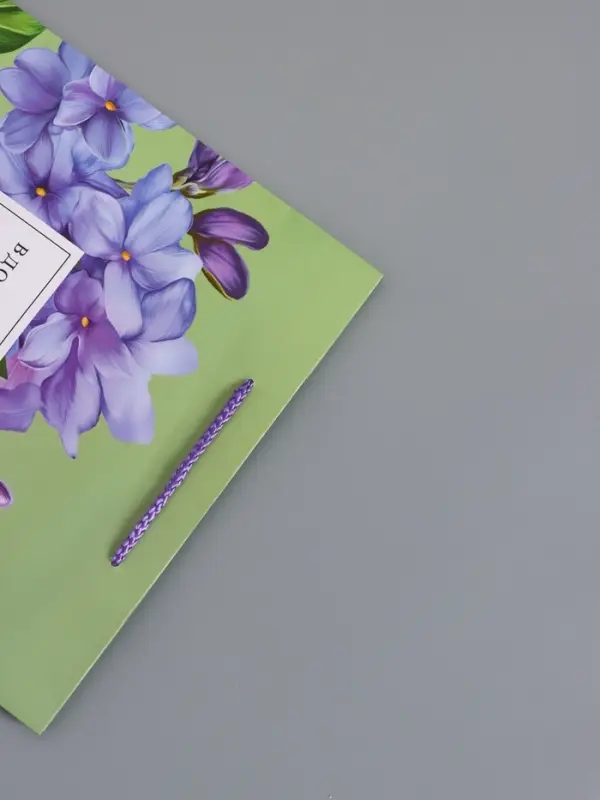 Пакет подарочный ламинированный "Вдохновение" 26 х 12 х 32 см