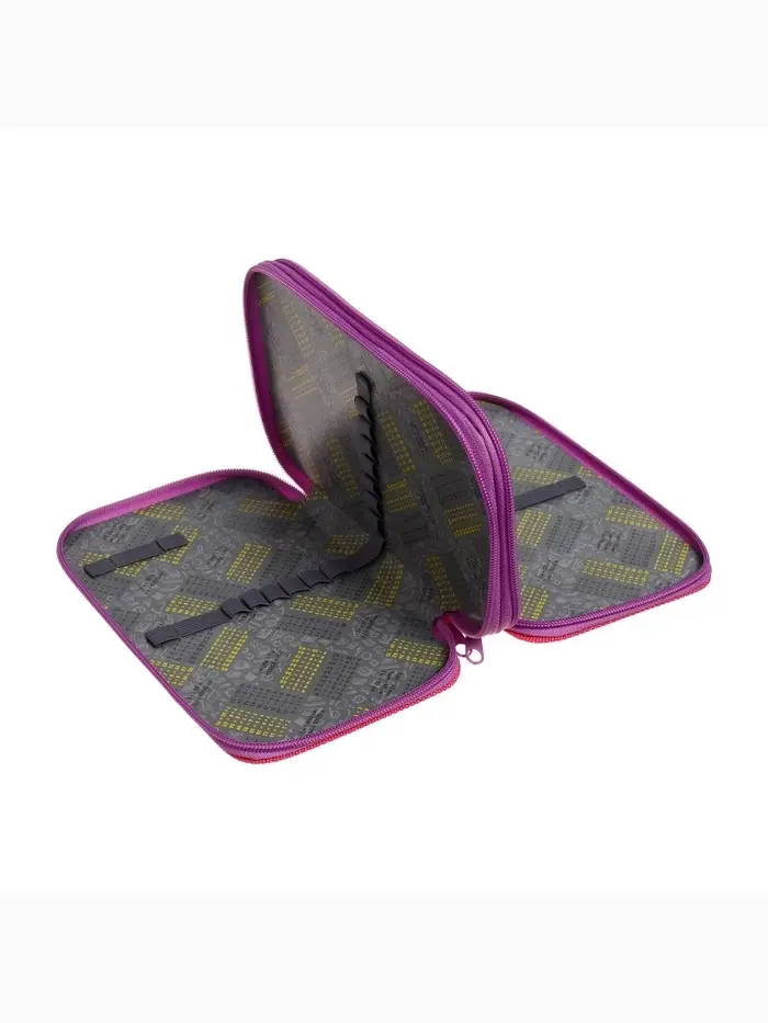 Пенал школьный, 2 секции, 12.5&times;20.5&times;4 см &laquo;Авокадо-кот&raquo;