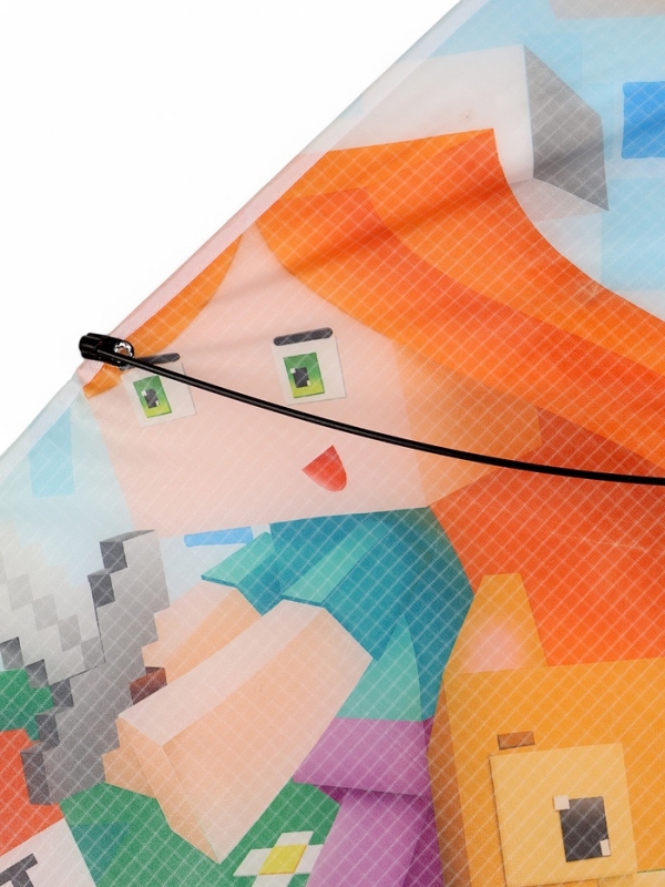 Funny toys Воздушный змей, пиксельный мир 70х105 см Funny toys Воздушный змей, пиксельный мир 70х105 см