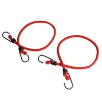 Резинка крепления груза 60 см х 8 мм, 2 шт (метал.крючки) AVS TL-05