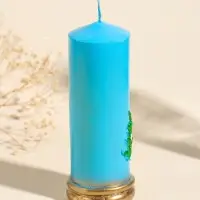 Свеча декоративная "Пасхальный столбик" 6х15,5 см, 250 гр