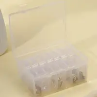 Органайзер для украшений QF, антиокислительный на 14 ячеек, 16.5&times;12&times;6 см, прозрачный