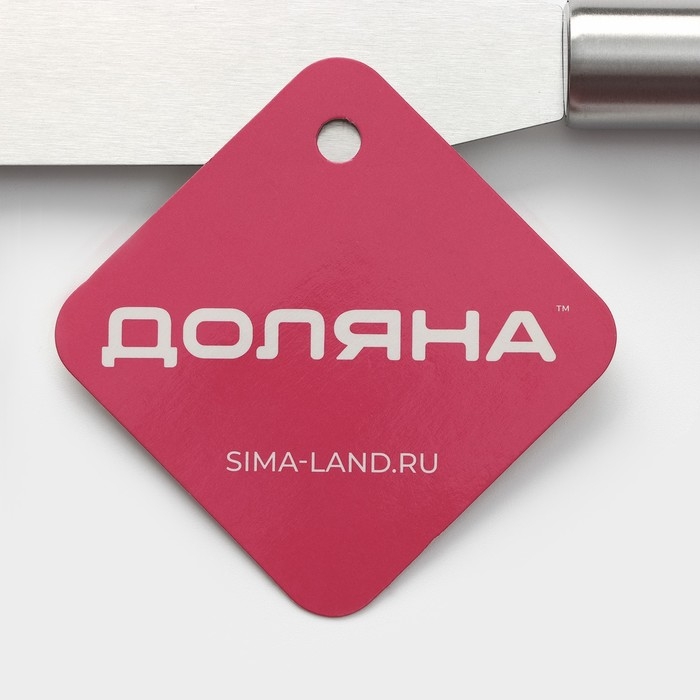 Кондитерская лопатка - палетка прямая Доляна, 37×3 см, рабочая часть 24,5 см, цвет серебристый Кондитерская лопатка - палетка прямая Доляна, 37×3 см, рабочая часть 24,5 см, цвет серебристый