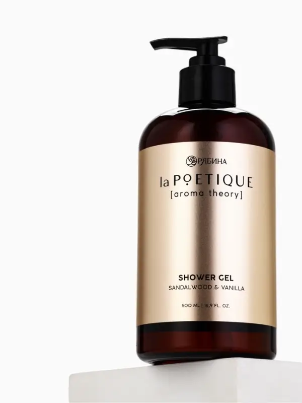 Гель для душа парфюмированный, аромат сандал и ваниль, 500 мл, laPOETIQUE