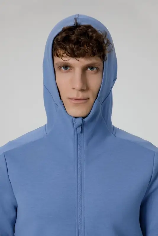 Куртка с капюшоном унисекс Begi, синяя, размер S Куртка с капюшоном унисекс Begi, синяя, размер S