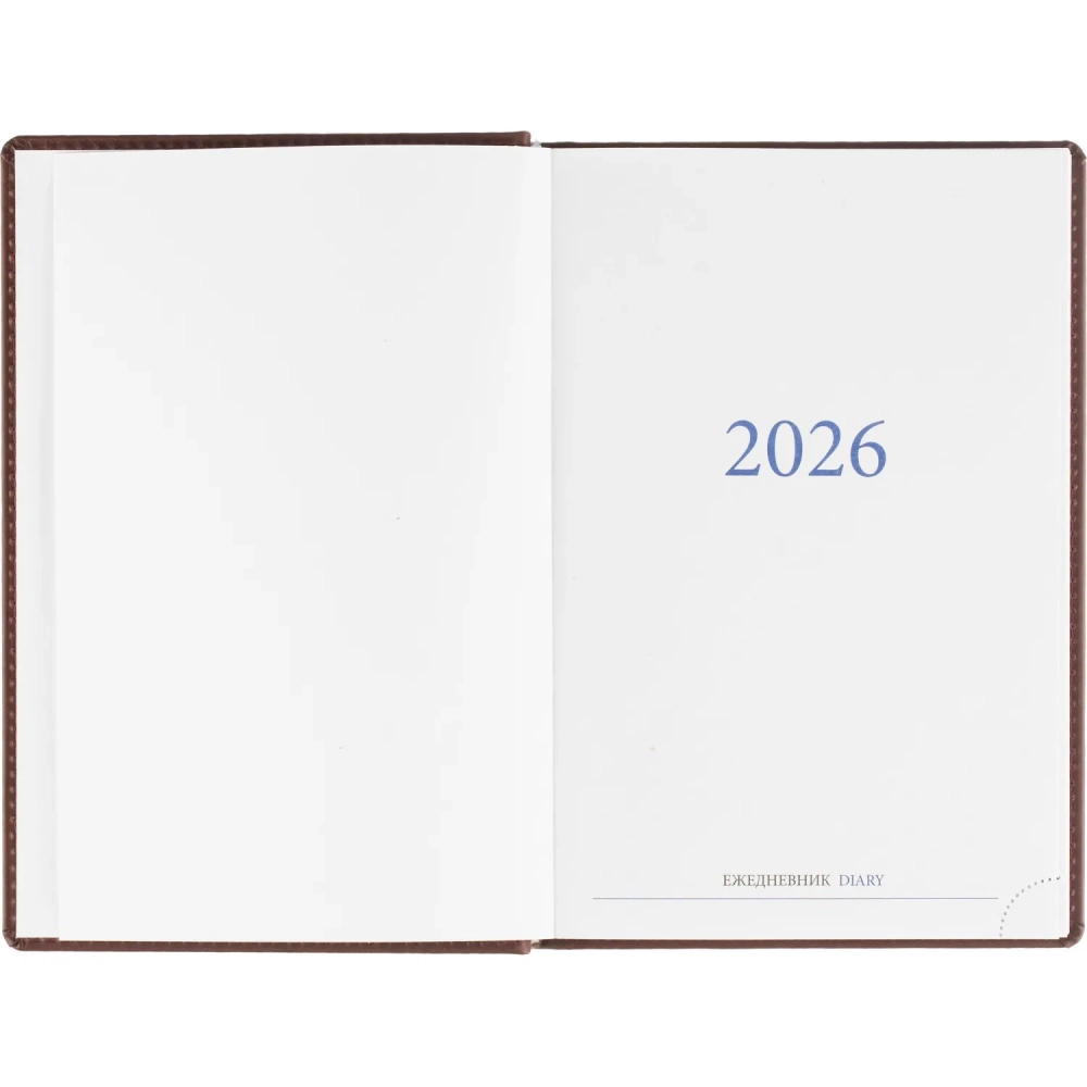 Ежедневник датированный 2026, бордо,А5, 148х218 мм,352 стр,АТТАСНЕ Вива