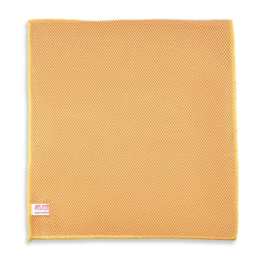 09 Салфетка микрофибра с абразивной сеткой для удаления грязи AVS MF-6109 (35х40см)(1шт)