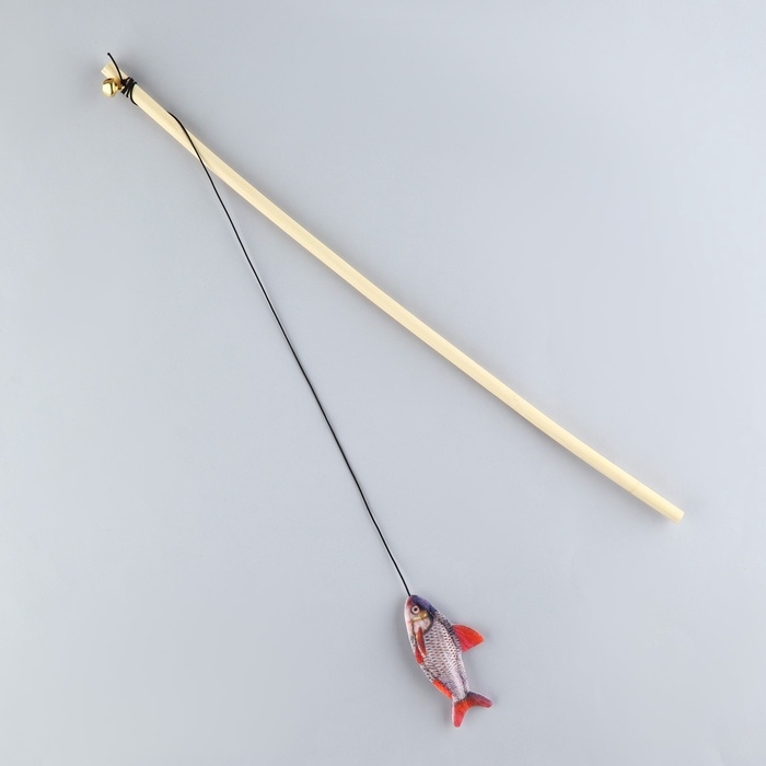 Дразнилка с игрушкой «Краснопёрка», 6,5см Дразнилка с игрушкой «Краснопёрка», 6,5см