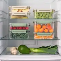 Контейнер пищевой Lock&Ok, 1.1 л, 18.6&times;12.2&times;8.1 см, пластик, светло-серый
