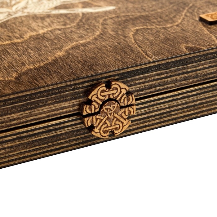 Нарды деревянные + парчис (лудо), настольная игра, 37 х 37 см Нарды деревянные + парчис (лудо), настольная игра, 37 х 37 см