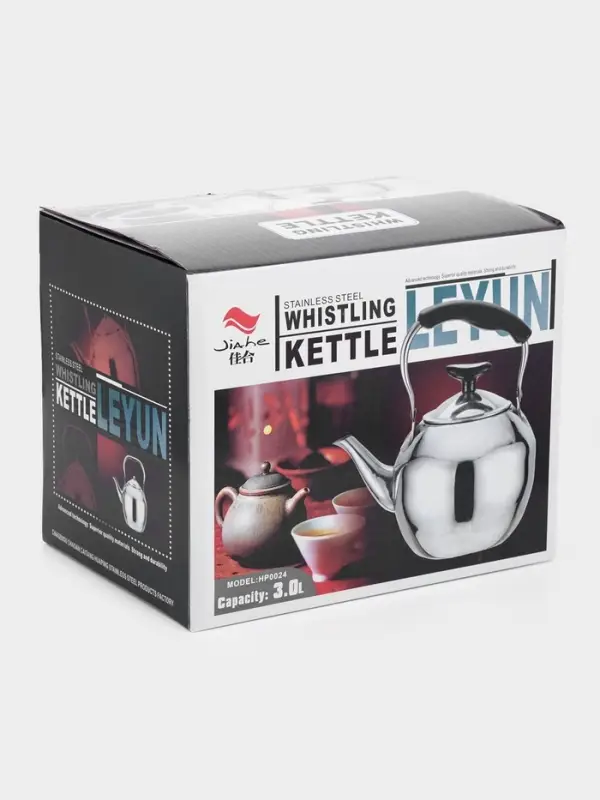 Заварочный чайник &laquo;Аркадий&raquo;, 3 л, нержавеющая сталь, хромированный