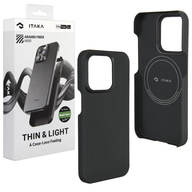 Чехол iPh 15 Pro Max ITAKA MagEZ Black