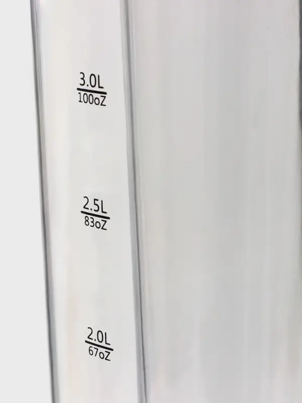 Башня пивная WoodPlast, колба 3 л, ёмкость для льда 3 л, 18.5&times;18.5&times;54 см, пластик, чёрная, коричневая