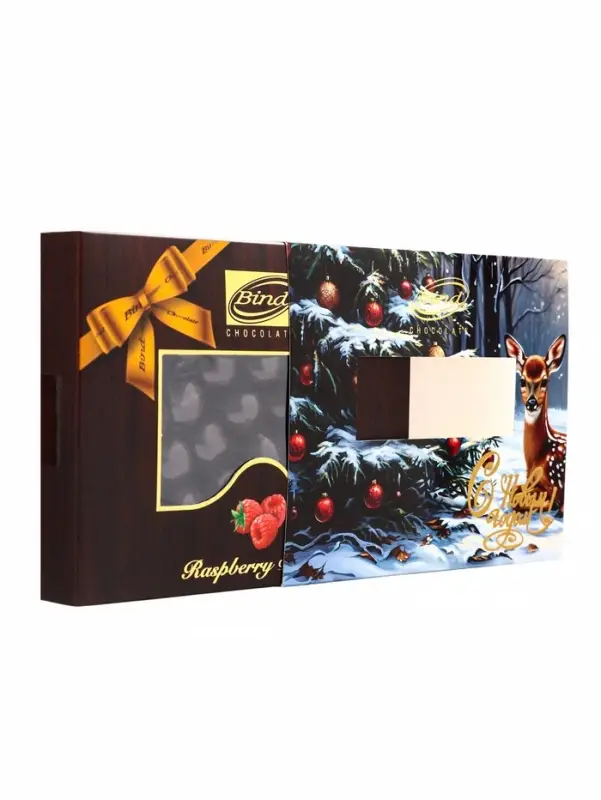 Шоколадное драже &laquo;Малина в темном шоколаде&raquo;, Золотой Новый Год, 100 г