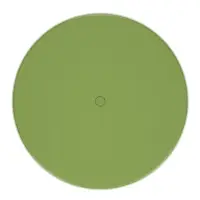 Стол круглый, 90&times;90&times;75 см, пластиковый, зелёный