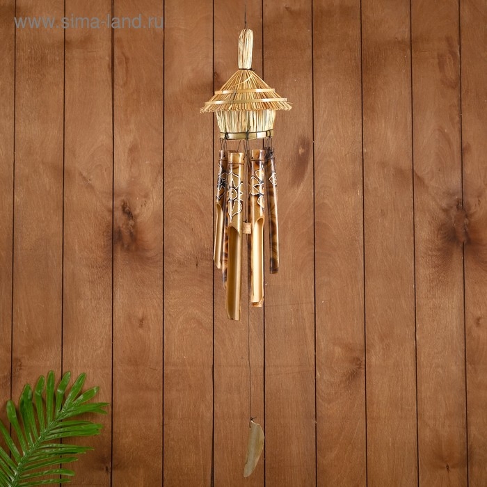 Музыка ветра Музыка ветра "Цветочки" бамбук 15х15х100 см