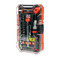 Отвертка реверсивная с насадками (28 предметов) AVS ORS28