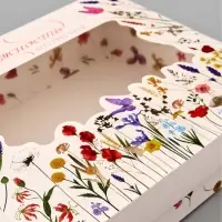 Коробка подарочная «Нежность», тиснение, 23.5 × 20.5 × 5.5 см Коробка подарочная «Нежность», тиснение, 23.5 × 20.5 × 5.5 см