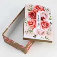 Набор коробок  10 в 1 "Flowers", 32,5 х 20 х 12,5 -12 х 7 х 4 см