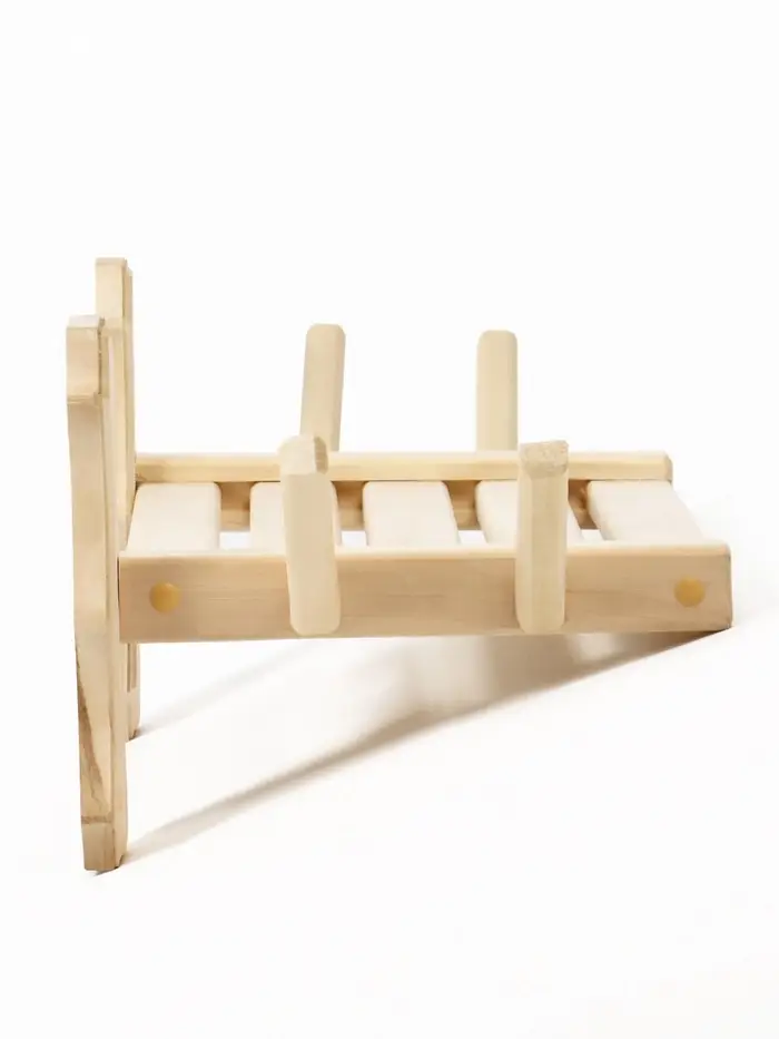 Полка из липы для мочалок